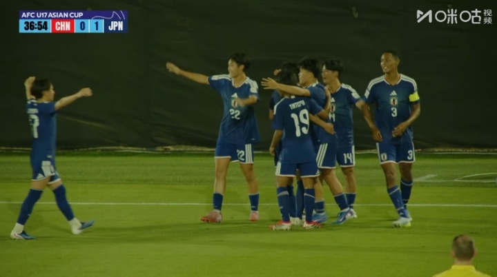 U17亞洲杯：日本角球二次進攻 后衛爆射破門 中國0-1落后